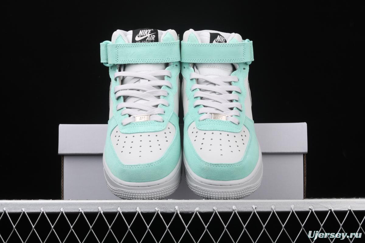 NIKE Air Force 11607 Lceland Green Rare Classic Chinese Bang Bang Leisure Sports Board shoes Leather Grey Tiffany Iceland Green 596729-301