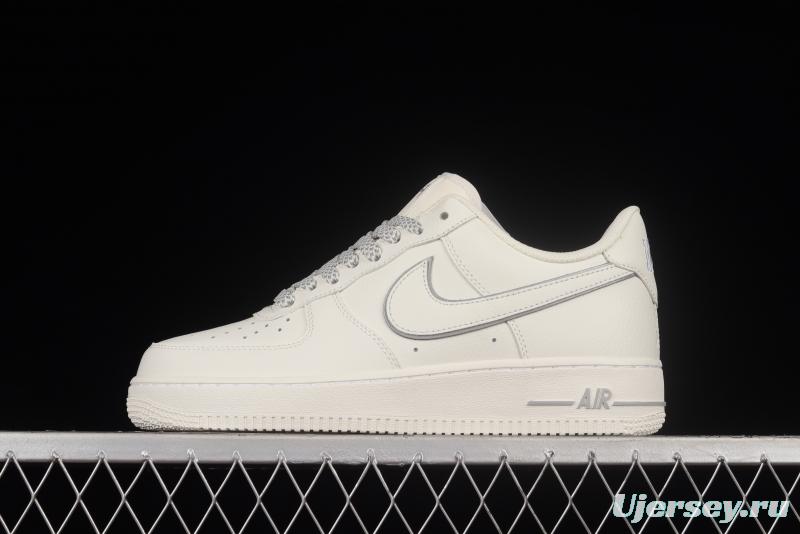 Kith x NIKE Air Force 1'07 Low Rice Silver New York Limited Starry Low-Top Casual Sneakers NY2022-017