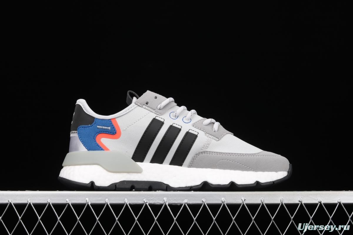 Adidas Nite Jogger Boost FX6835 3M reflective retro running shoes