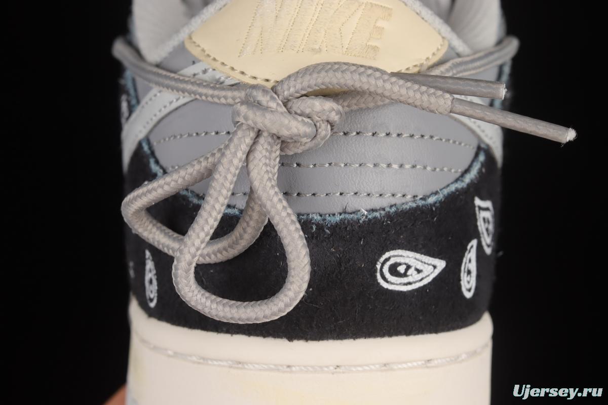 NIKE SB DUNK Low Prm SB Cashew Nut Flower Cashew Flower Elements SB Buckle Backboard Fashion Casual Sneakers DH7913-001