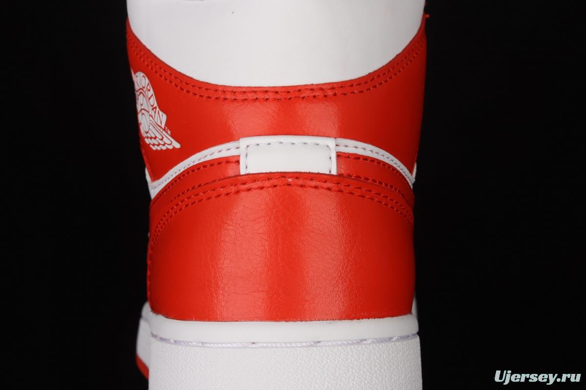 Air Jordan 1 Mid Havana Red Zhongbang Basketball shoes BQ6472-116