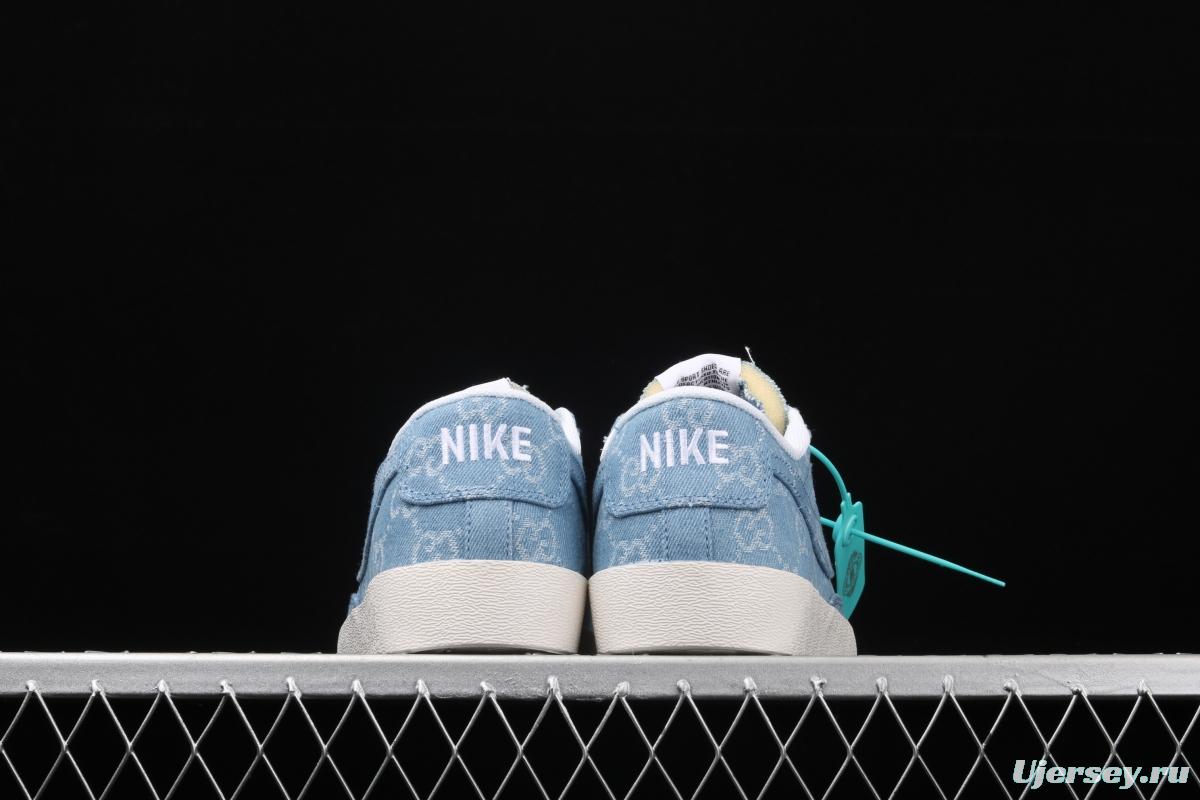 NIKE Blazer Low QS HH trailblazer denim low-top casual board shoes BQ4808-700