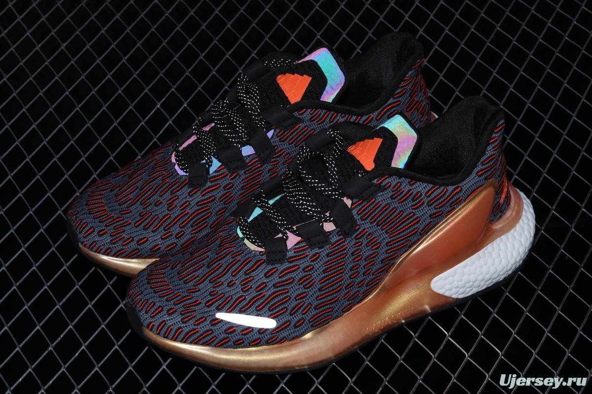 Adidas Lava Boost FW8308 Alpha volcano series breathable ice filament leisure sports jogging shoes