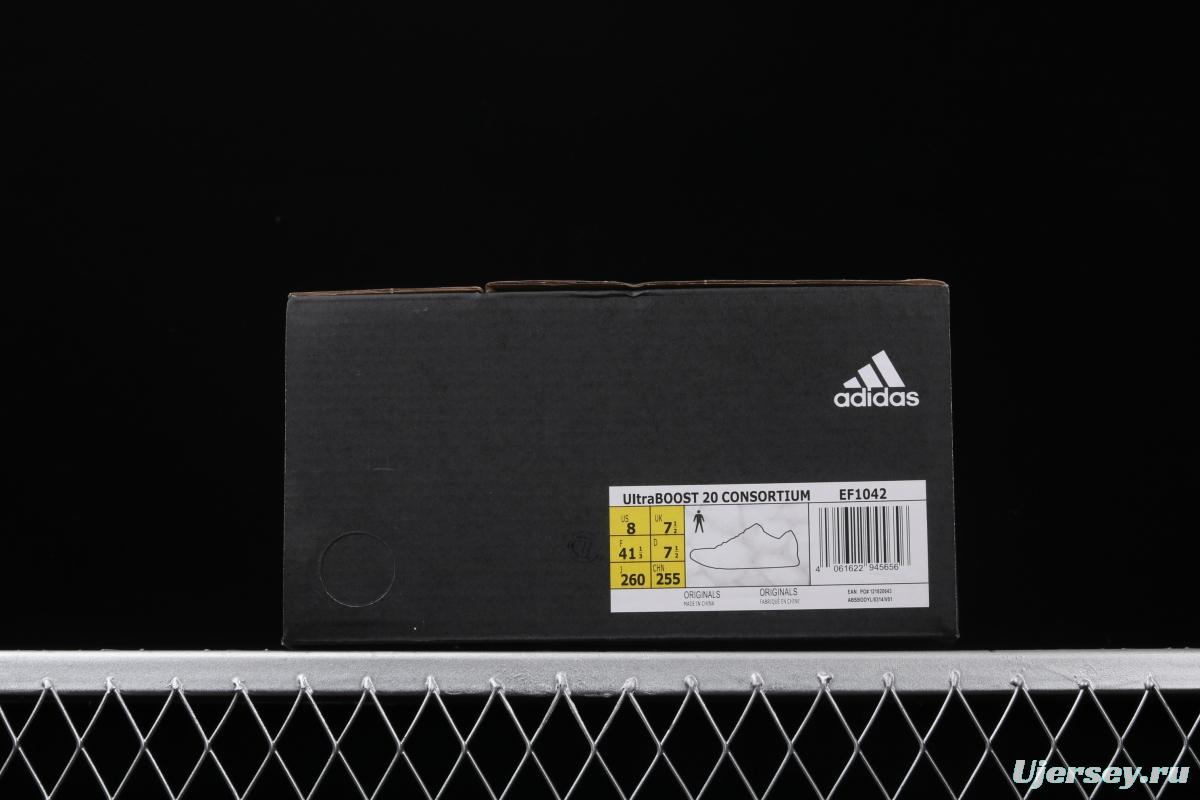 Adidas Ultra Boost 20 Consortium EF1042 North America limits 2019 new sports casual running shoes