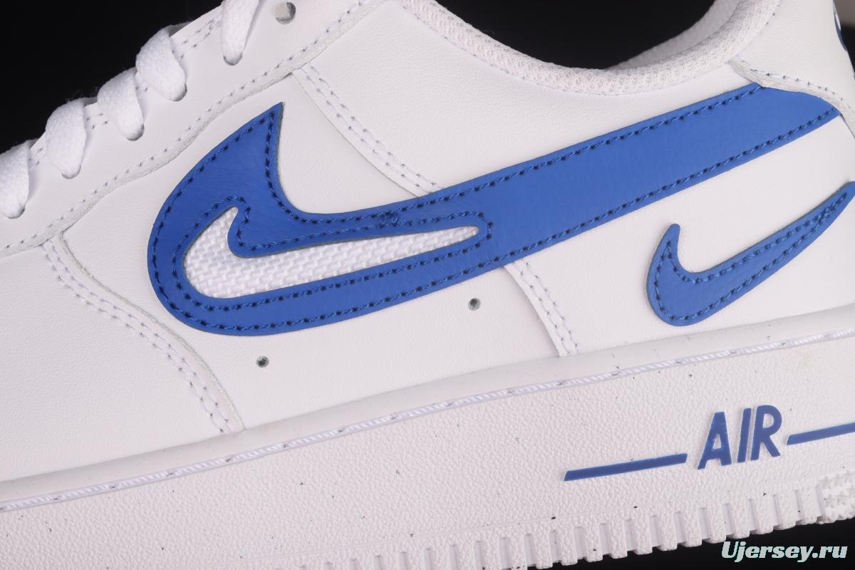 NIKE Air Force 1: 07 Low deconstructs Big Blue Hook low-top Leisure Board shoes DR0143-100