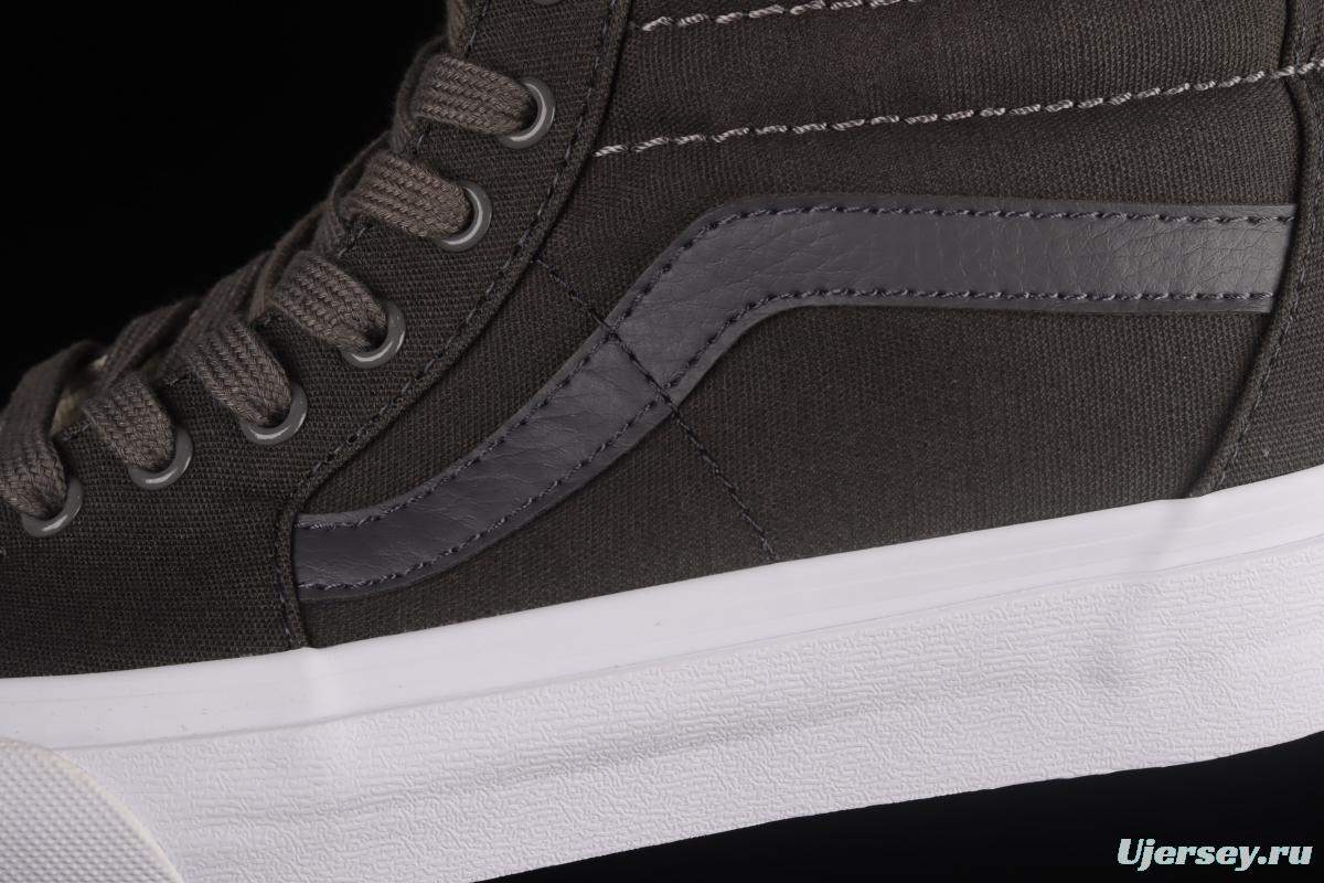 Vans Sk8-Hi Slim classic haze grey high top casual board shoes VN0A38F7POT