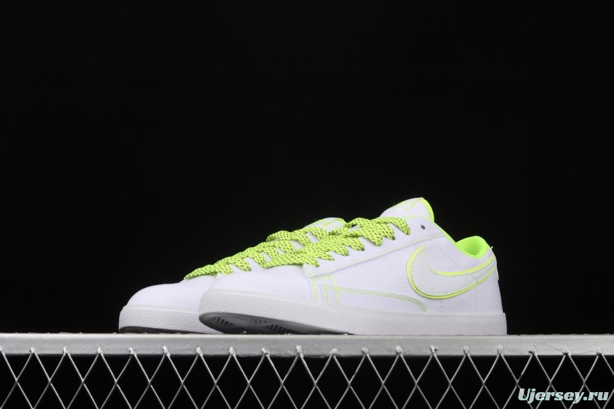 NIKE Blazer Low Lx Trail Blazers 3M reflective canvas low-top skateboard shoes AV9371-813