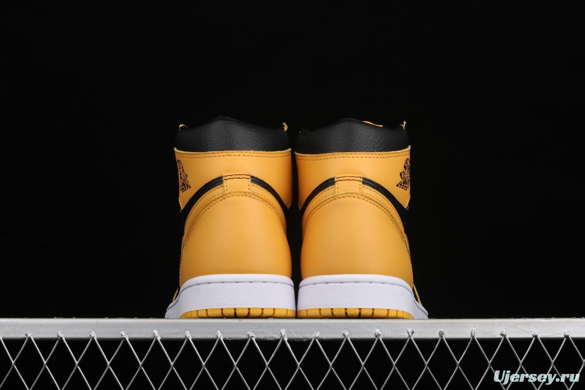 Air Jordan 1 High OG Pollen black and yellow 555088-701