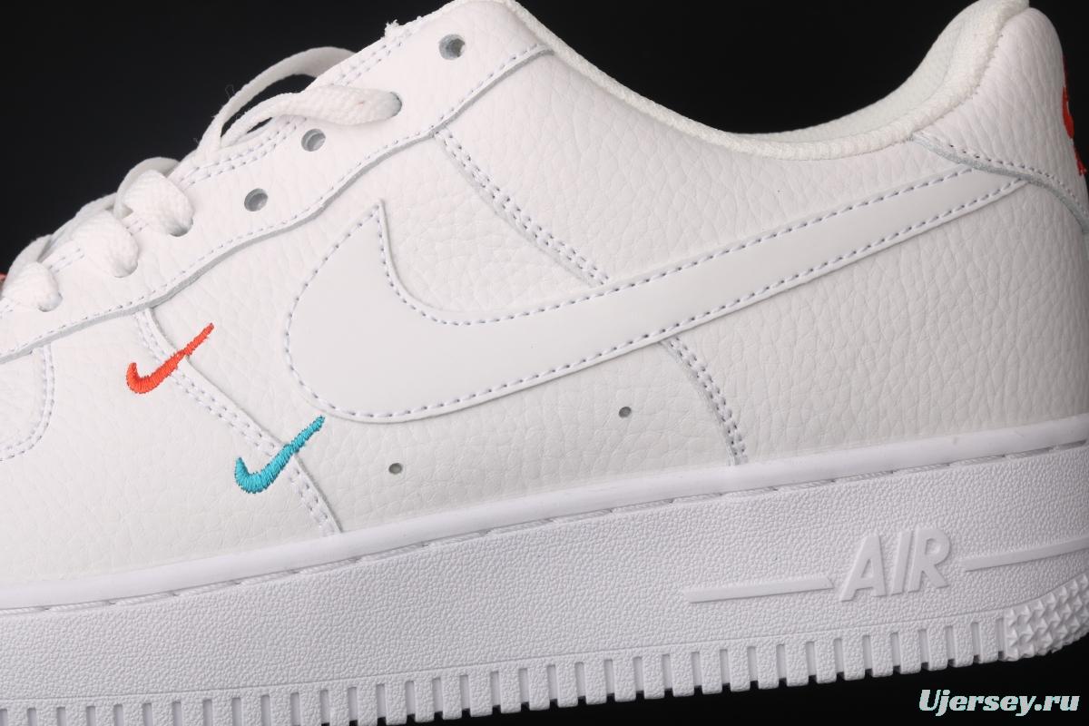 NIKE Air Force 1'07 Low cross-label small hook litchi pattern low-top casual board shoes CT1989-101