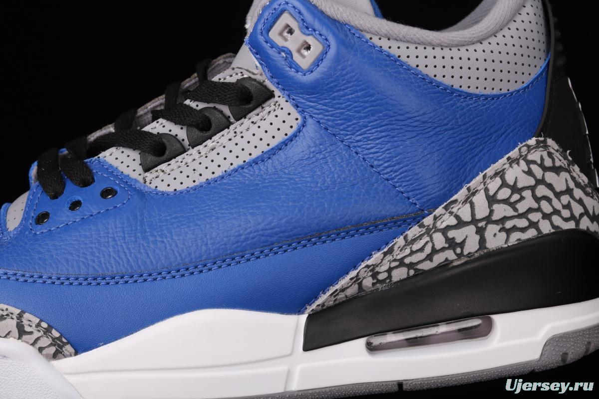 Air Jordan 3 Varsity Royal AJ3 Joe 3 head Royal Blue CT8532-400