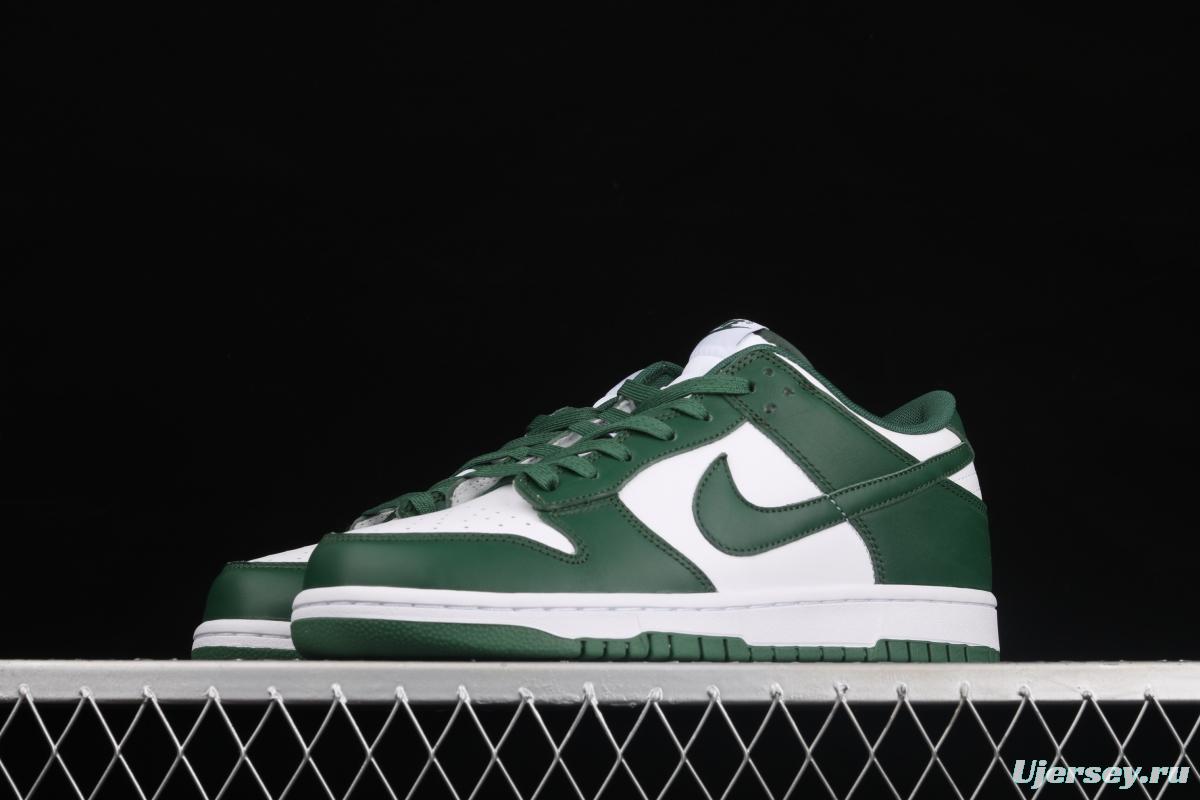 NIKE SB DUNK Low Team Green Michigan White and Green Slam Dunk Series low side Leisure Sports Skateboard shoes DD1391-101