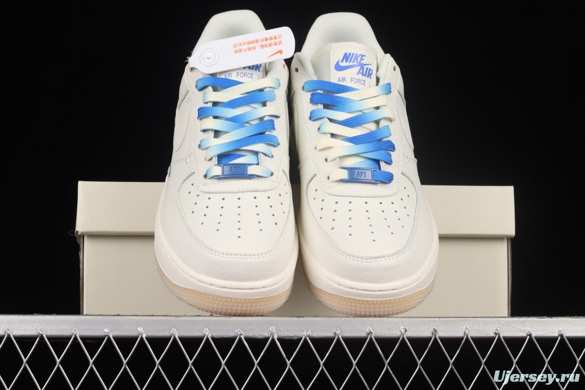 NIKE Air Force 1x 07 Low Rice White Blue Dallas Lone Ranger City limits low-top casual board shoes DH2088-606