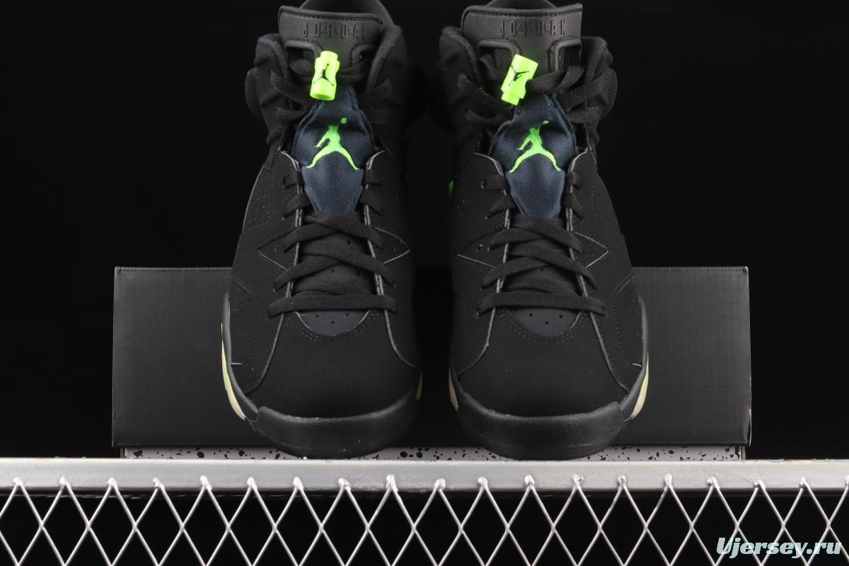 Air Jordan 6 Electric Green suede black green CT8529-003