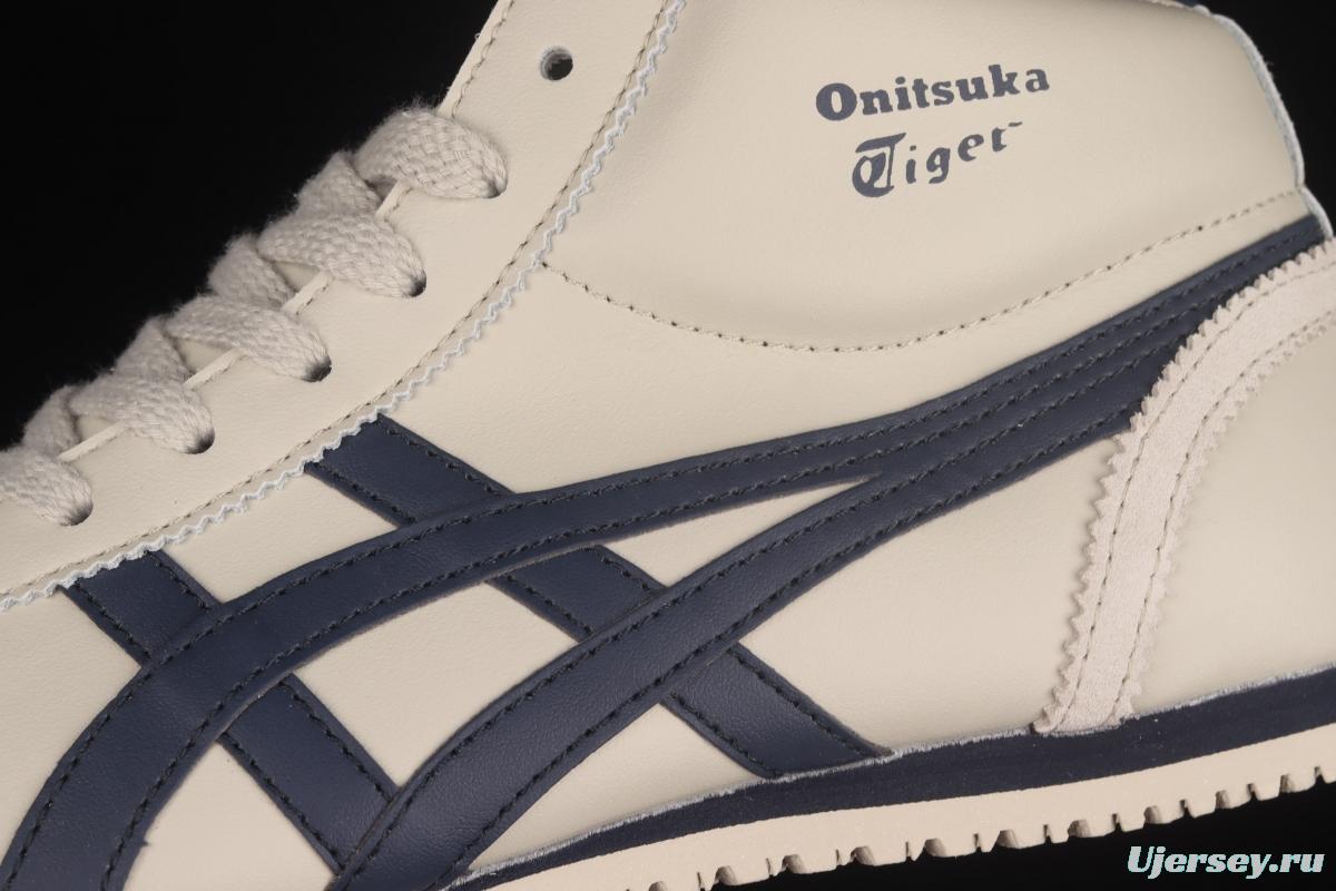 OnitsukaTiger Mexico 66 Mid Runner leather Zhongbang casual running shoes DL409-1659