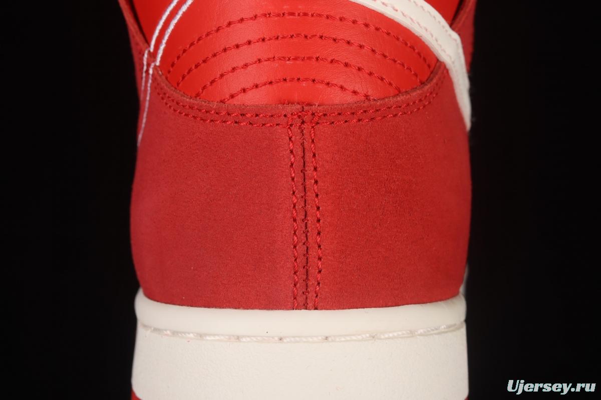 NIKE DUNK High First Use Christmas red SB rebound fashion high top casual board shoes DH0960-600