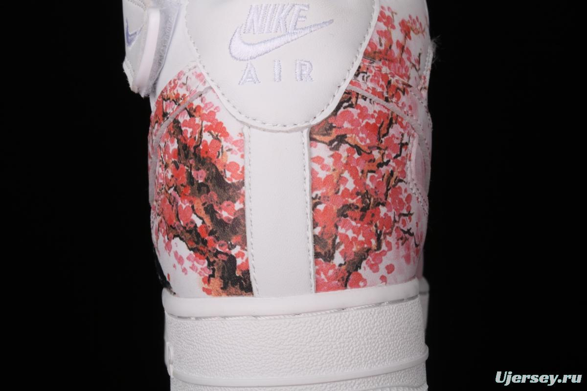 NIKE Air Force 1 Mid Japan Limited Sea Thief King Joint name Zhongbang Board shoes AQ8020-601