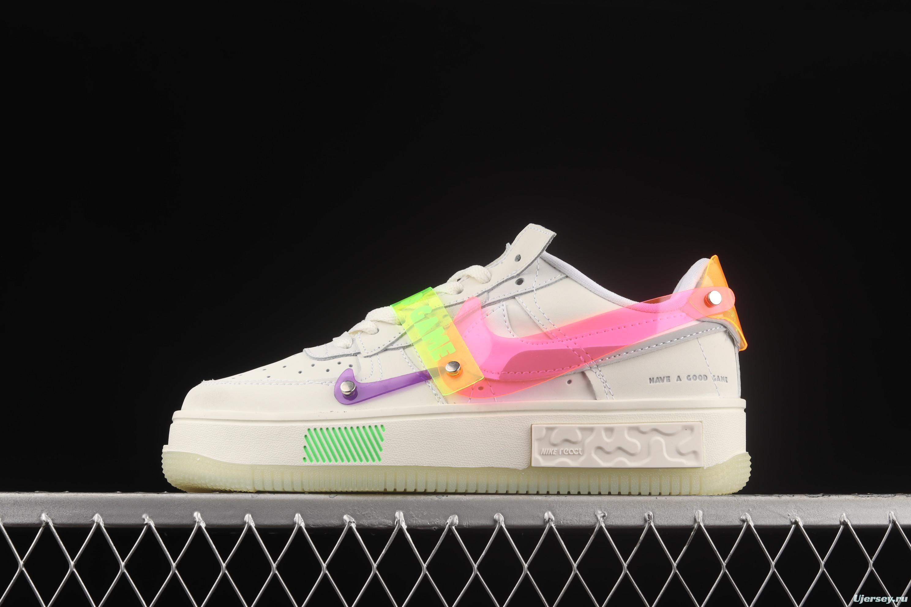 NIKE Air Force 11607 Have A Good Game super sci-fi e-sports theme low-top casual board shoes DO2332-111,