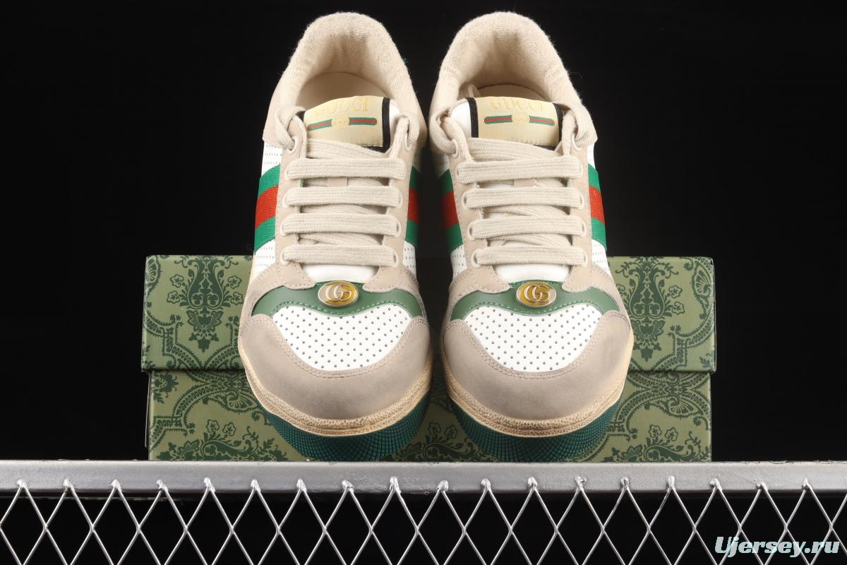 Gucci Distressed Screener Sneaker Gucci classic dirty shoes