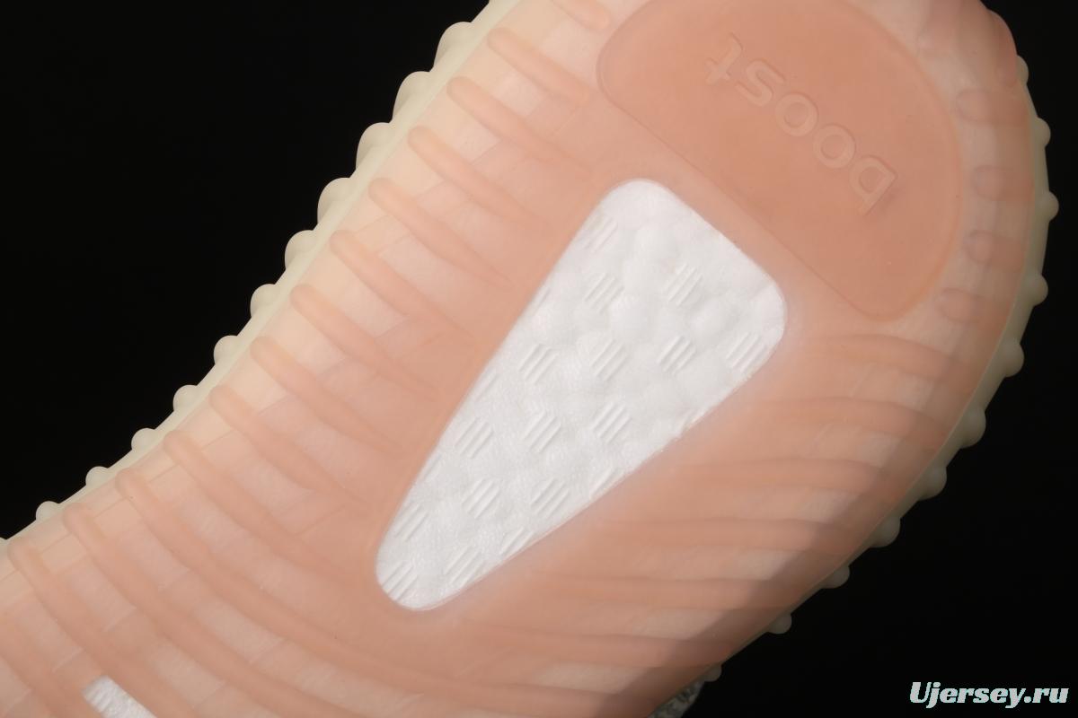 Adidas Yeezy Boost 350 V2 FW3042 Darth Coconut 350 second generation hollowed-out swans make color matching BASF Boost original during the day