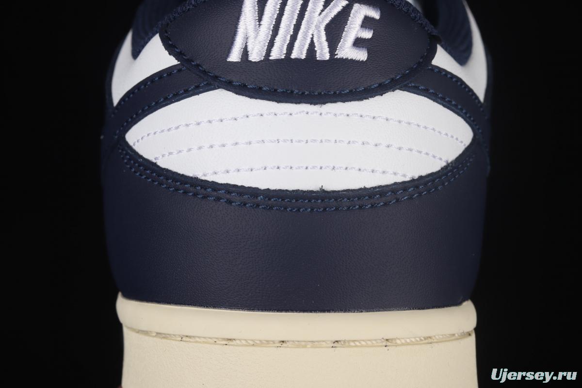 NIKE SB DUNK Low Navy Blue navy blue color SB buckle rebound fashion casual board shoes DD1503-115