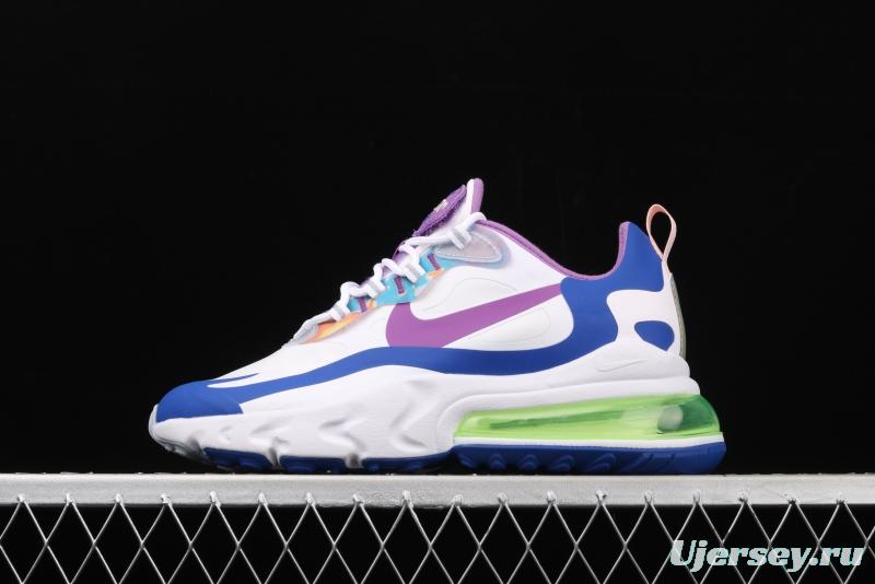 NIKE Air Max 270React new high-frequency mesh function half-palm air cushion running shoes CW0630-100