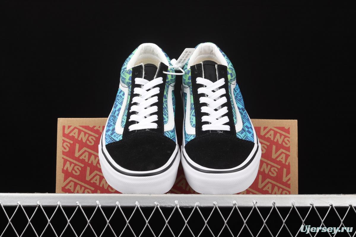 Vans Old Skool gradient color matching series low-top casual board shoes VN0A4U3B2PA