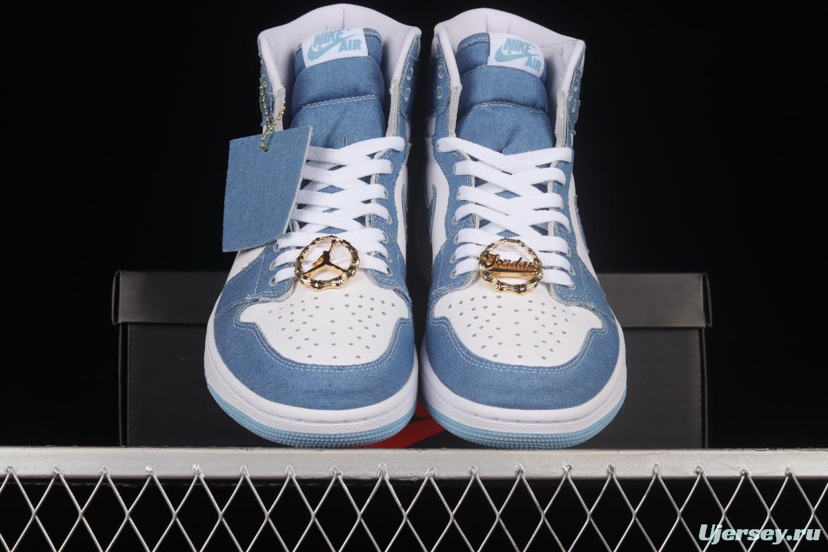 Air Jordan 1 High OG Denim Denim Washed Denim DM9036-104