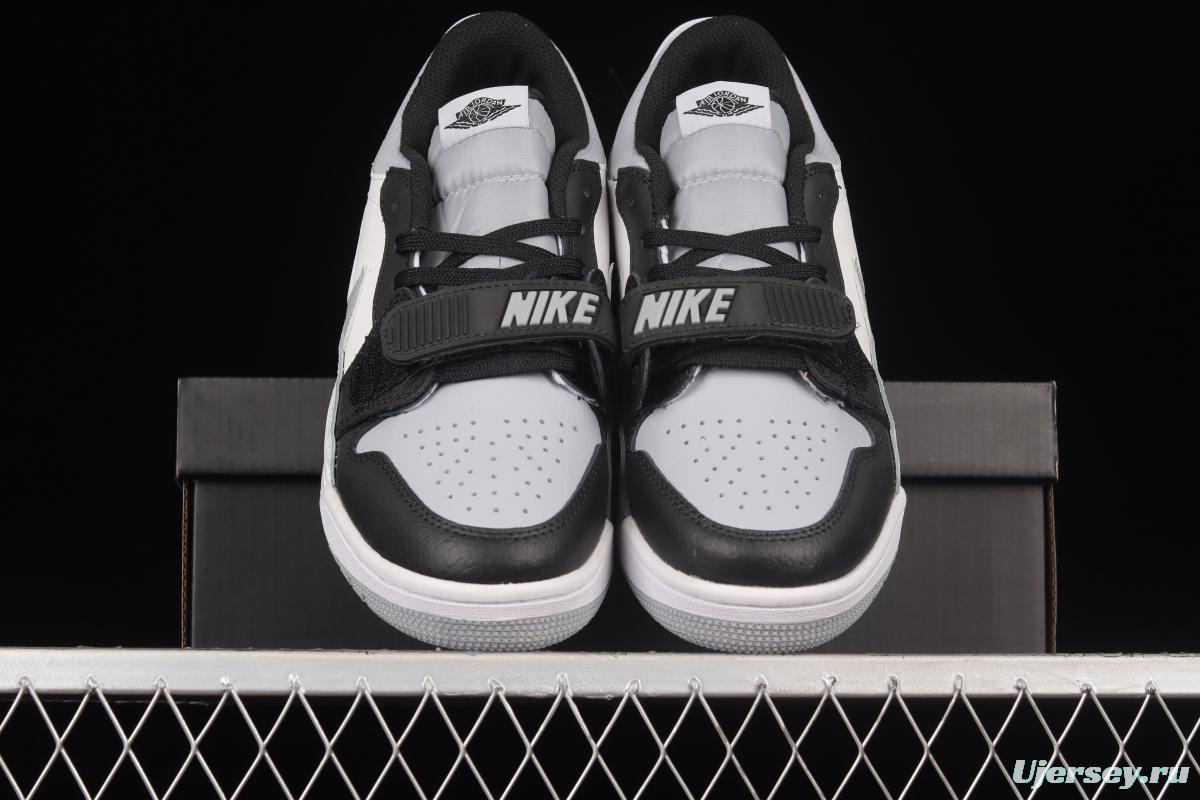Air Jordan Legacy 312 Black and White Silver Velcro 3-in-1 Sneakers CD7069-105
