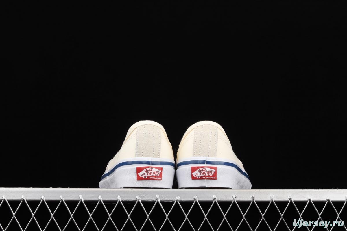 Vans Skate Authentic Pro series rice-white low-top casual board shoes VN0A5FC8OFW
