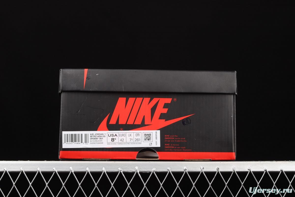 Air Jordan 1 High OG Hand Crafted color splicing DH3097-001