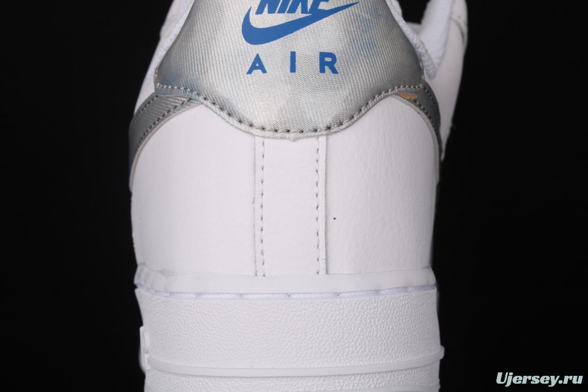 NIKE Air Force 1 Low GS white and blue dazzling haze laser low-top casual board shoes 314219-131