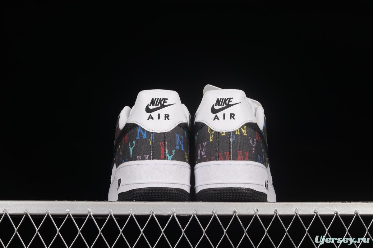 NIKE Air Force 1'07 Low MLB Yankees Joint Name Starry Color Low-Top Casual Sneakers 315122-444