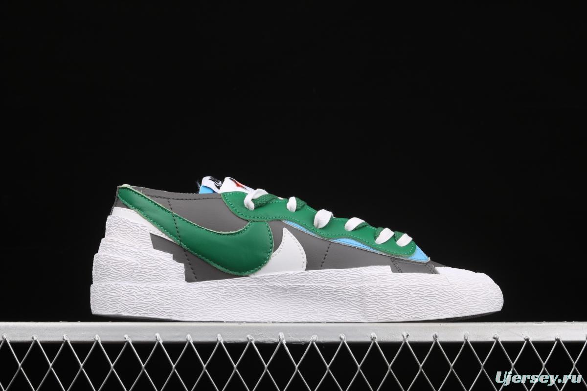 Sacai x NIKE Blazer Low co-signed Trail Blazers low-top casual board shoes DD1877-001