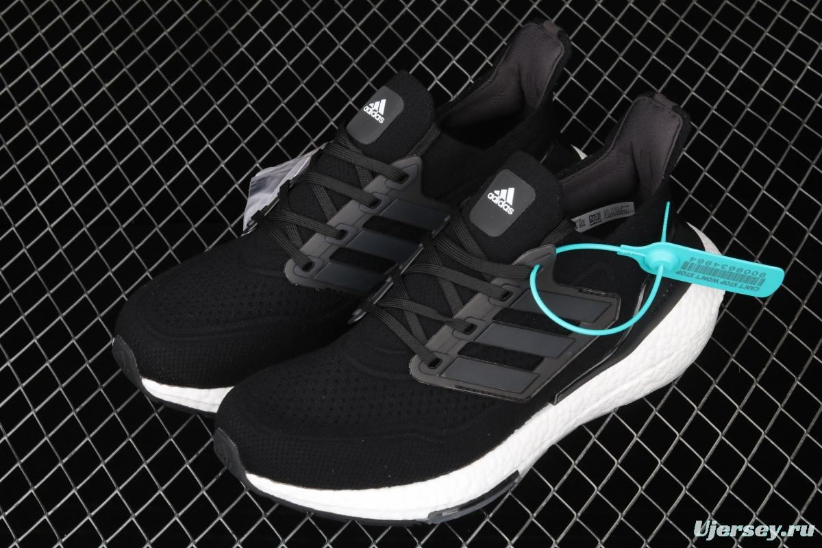Adidas Ultra Boost 21 Consortium FY0378 Das new thick-soled popcorn running shoes