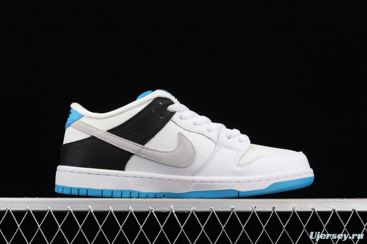 NIKE SB DUNK Low Prm laser blue color SB buckle rebound fashion casual board shoes BQ6817-101