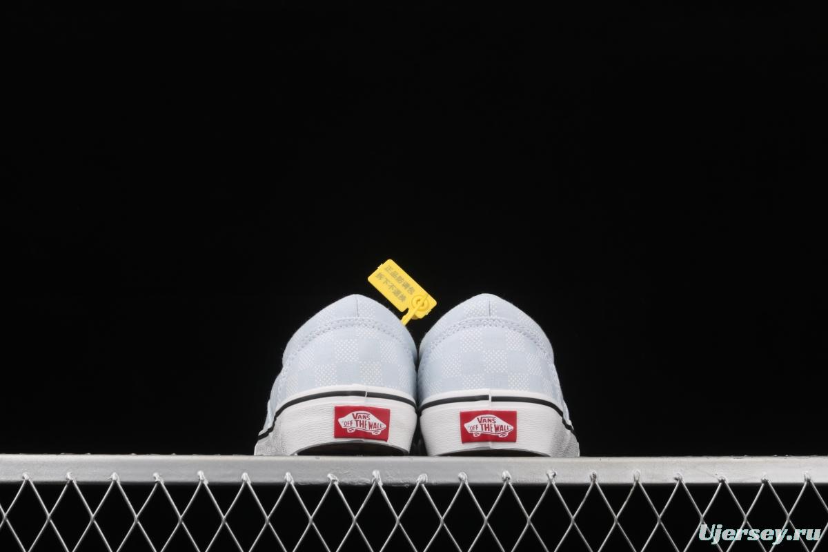 Vans Doheny Era Milk Blue Checkerboard online Celebrity shoes VN0A3MVZ3QN