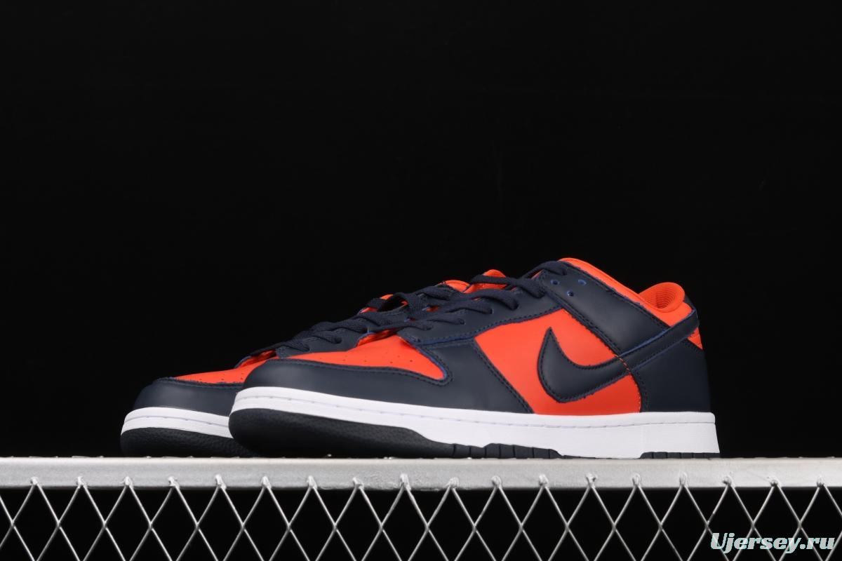 NIKE SB DUNK Low SP Fanta color matching head layer low side leisure sports board shoes CU1727-800