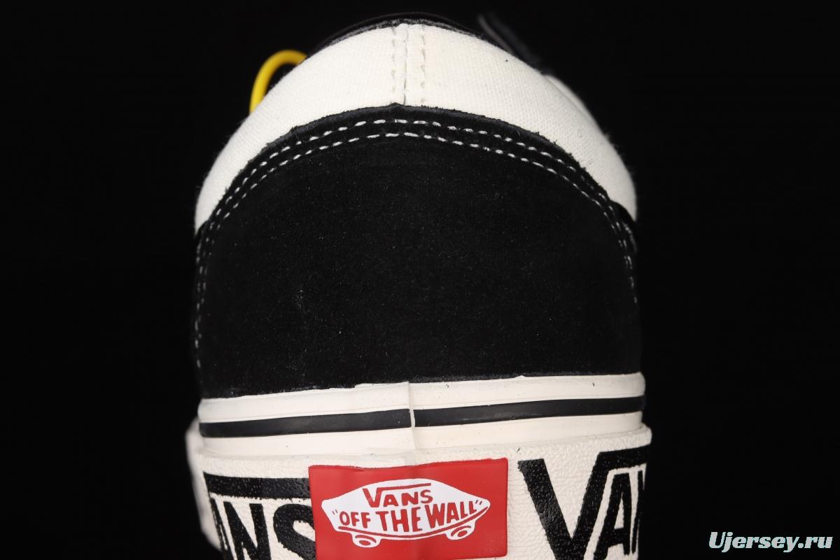 Vans Style 36 new half-crescent black and white side LOGO printed low-top casual board shoes VN0A3ZCJ9IG