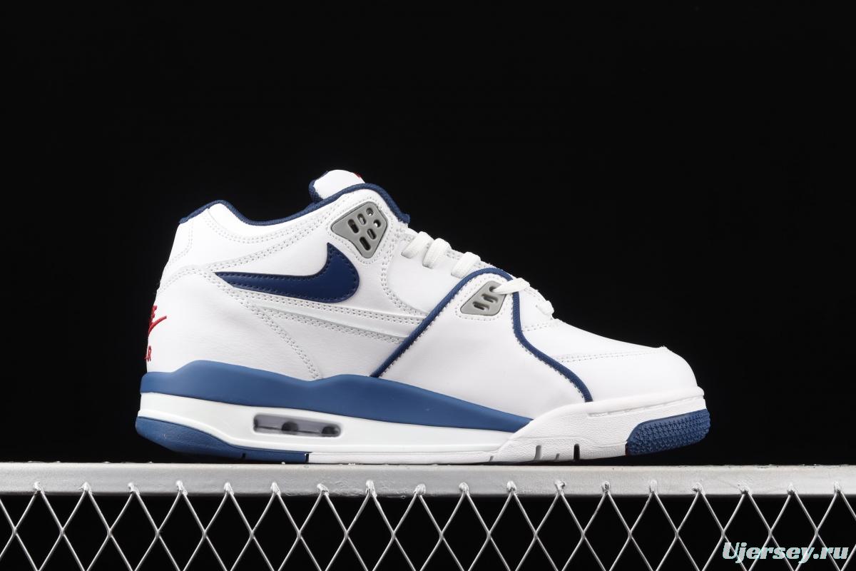 NIKE Air Flight 89 White and Blue Air cushion Basketball shoes CN5668-101