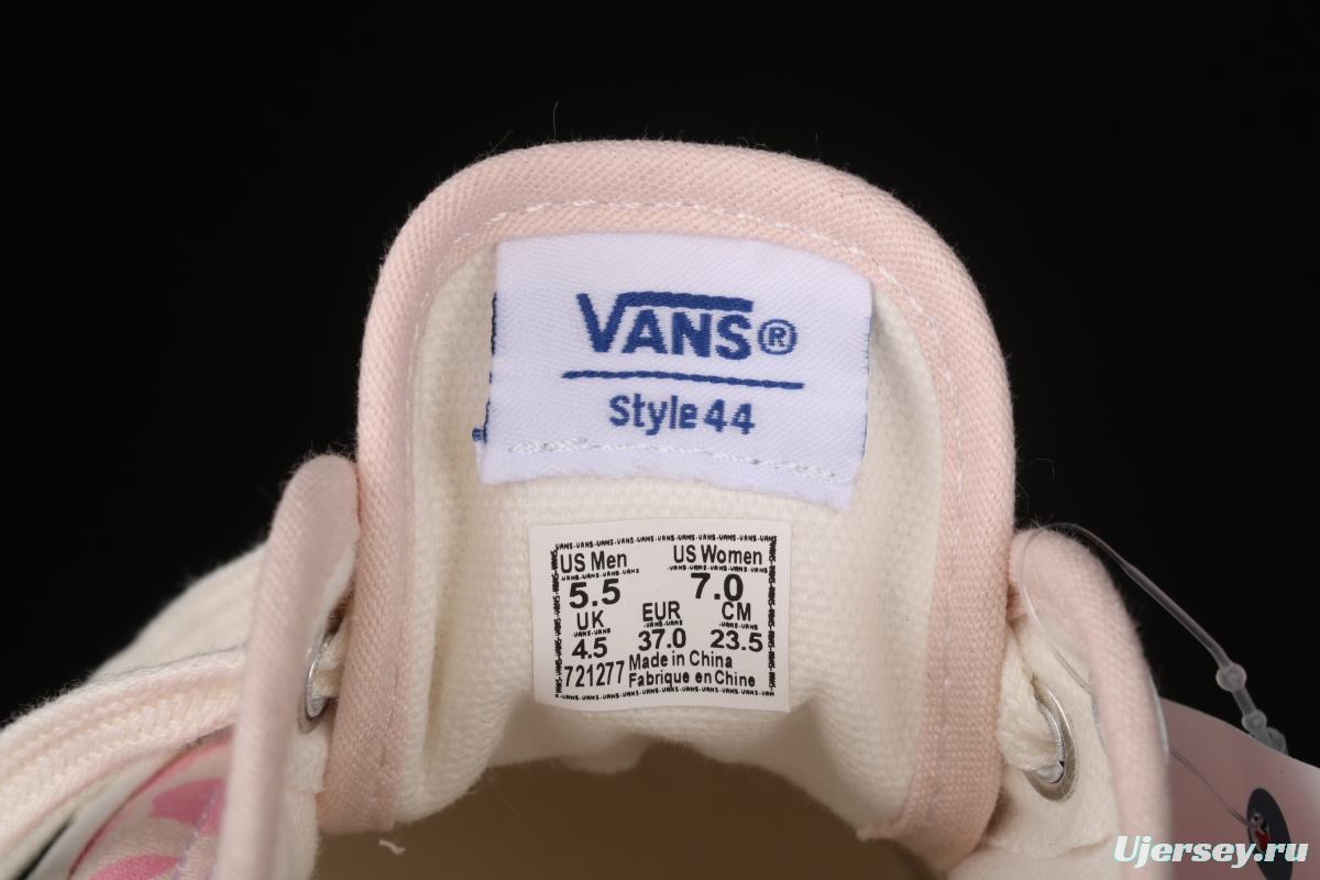 Vans Vault OG Authentic Lx high-end regional pink leopard pattern vulcanized canvas low-top casual board shoes VN0A38ENVL2