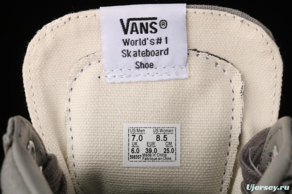 Vans Sk8-Hi Vlt Lx YaNIKEes Yankees co-branded high-top casual canvas shoes VN0A4CS5W43