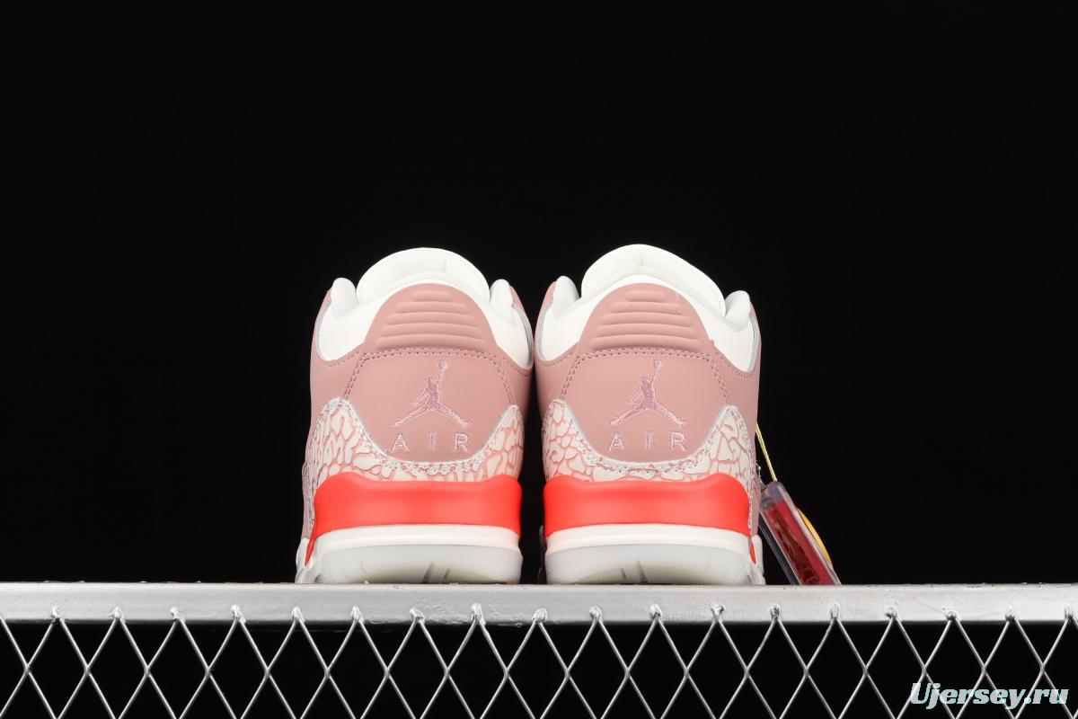 Air Jordan 3 Retro Rust PiNIKE AJ3 Joe 3 peach CK9246-600