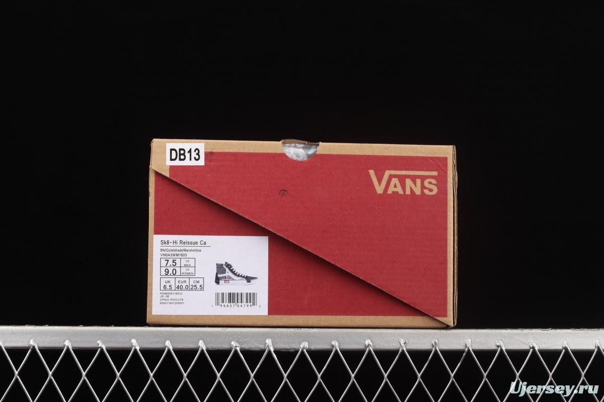 Vans SK8-Hi Reissue Ca Vance deconstructs and splices VN0A3WM1603 of high-top vulcanized shoes