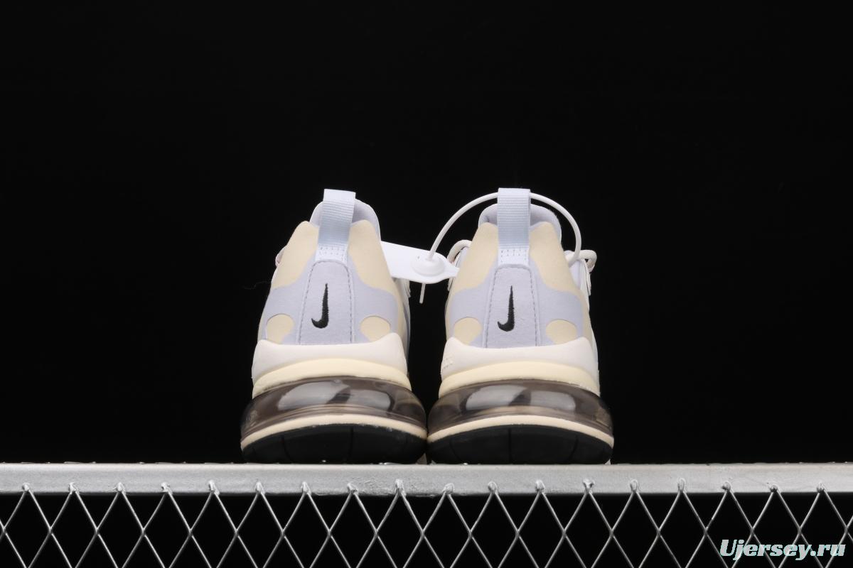 NIKE Air Max 270React new high-frequency mesh function half-palm air cushion cushioning running cloth shoes CT1287-100
