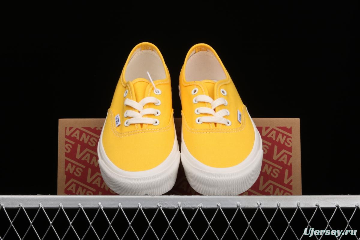 Vans Authentic 44 DX yellow canvas surfing printed Anaheim vintage board shoes VN0A54F241Q