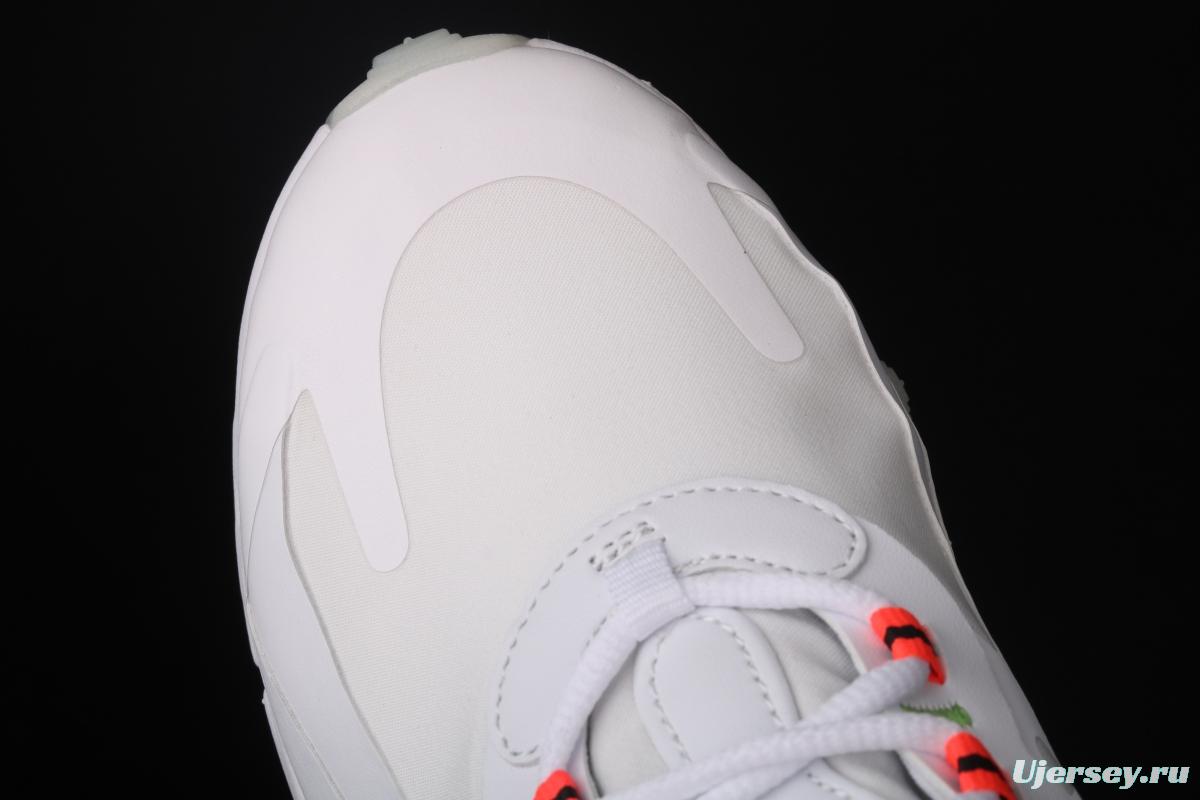 NIKE Air Max 270React new high-frequency mesh function half-palm air cushion cushioning running cloth shoes CZ6685-100