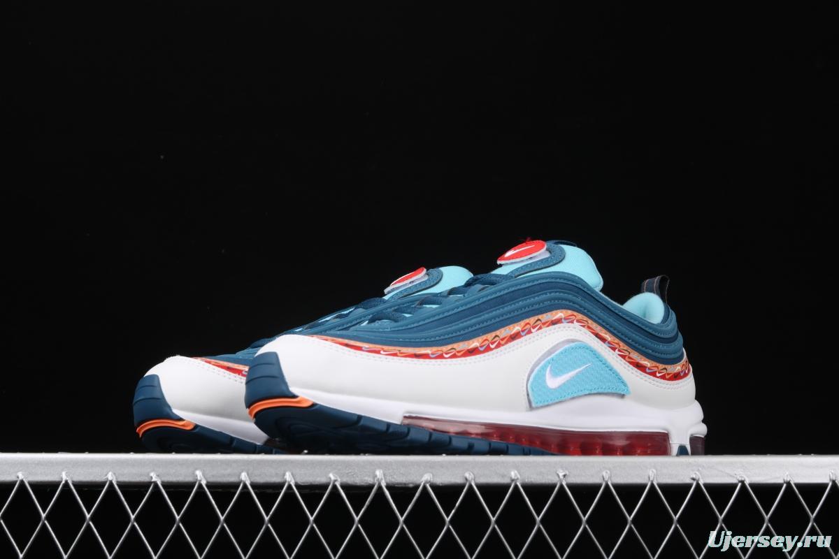 NIKE Air Max 97 joint name bullet casual running shoes CQ4818-400