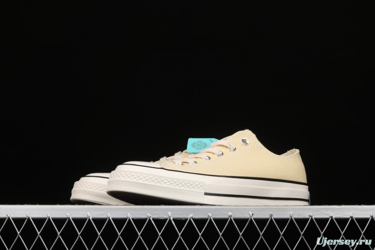 Converse 70s spring new color green cream yellow low-top casual board shoes 170793C