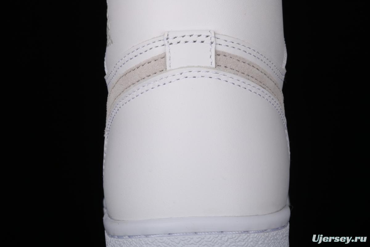 Air Jordan 1 Hi 85 repeated engraving of white gray BQ4422-100