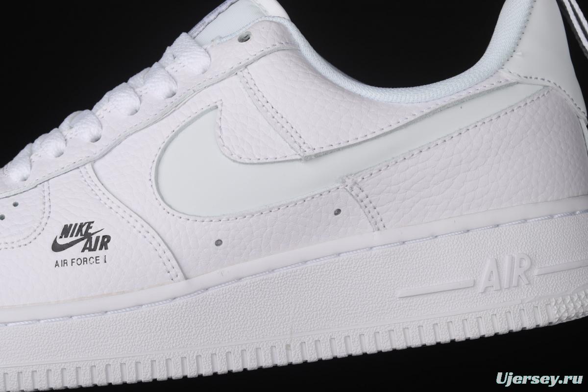 NIKE Air Force 1 Premium ShAdidasow Grey side Logo3M reflective low upper shoes CV3039-100